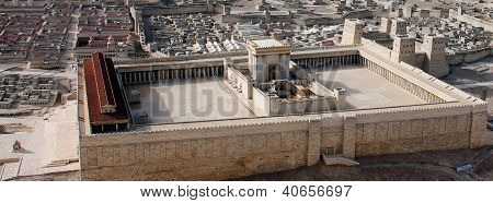 Second temple. Ancient Jerusalem.