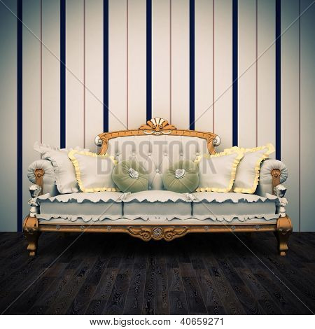 Beautiful Old Sofa Interior
