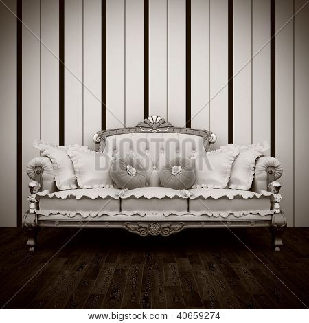 Beautiful Old Sofa Interior