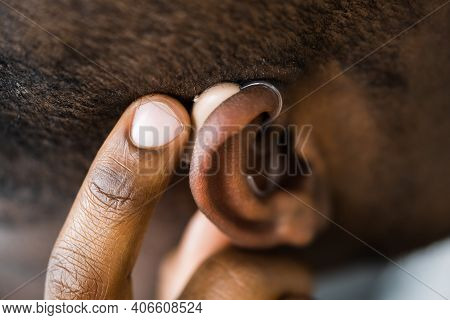 Hearing Aid And Audiology. Handicap And Disability Aid