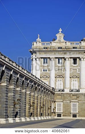 Detail z královského paláce v Madridu, Španělsko