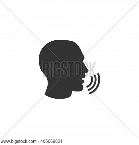 Speakerphone Icon In Simple Design. Vector Illustration