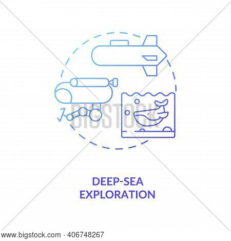 Deep-sea Exploration Concept Icon. Cps Usage Idea Thin Line Illustration. Predicting Tsunamis. Monit