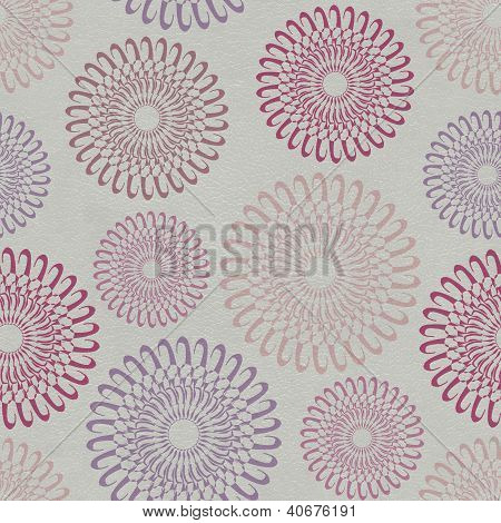 seamless pattern Abstract fiore rosa viola grigio