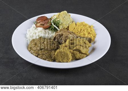 Caruru Dish Of Typical Brazilian Food From Bahia.