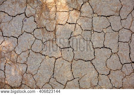 View Of Salt Evaporation Ponds In Strunjan, Slovenia