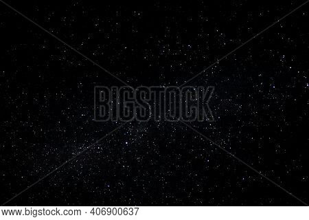 The Milkey Way On The Night Sky