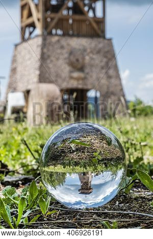 Lookout Tower Haj, Nova Bana, Slovak Republic. Architectural Theme. Travel Destination.