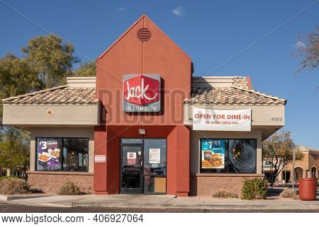 Phoenix,Az,USA-1.31.21:  Jack in the Box same-store sales increased 12.2 percent for the 2020 quarter and same-store sales increased 9.6 percent driven by average check growth of 21.9 percent.