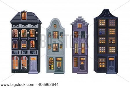 City Line Cityscape, Flat . Travel City Landmark, Oultine Illustration, Line World Icons