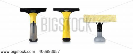 Den Haag, The Netherlands - February 2021: Karcher Window Vac Vacuum Cordless Cleaning Machine Clean