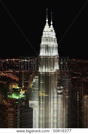 Kuala Lumpur Night Panorama