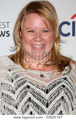 LOS ANGELES - SEP 7:  Julie Plec at the PaleyFest Previews:  Fall TV CW - 