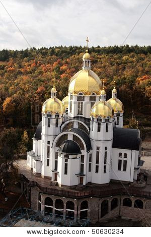 Zarvanytsia spiritual center of the Greek Catholic Church in Ternopil region, Ukraine.