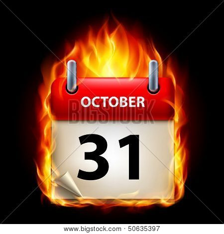 Burning calendar