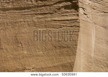 Petroglyph or rock art carvings of Native Americans