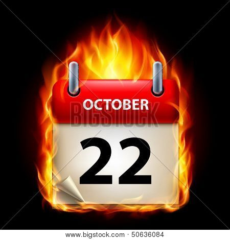 Burning calendar