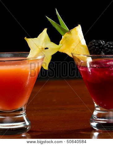 Tropical Fruit Cocktails