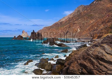 Coast In Tenerife Island - Canary Spain