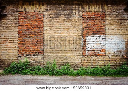 Old Wall With Immured Windows