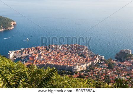 View of Dubrovnik from Srd mountain