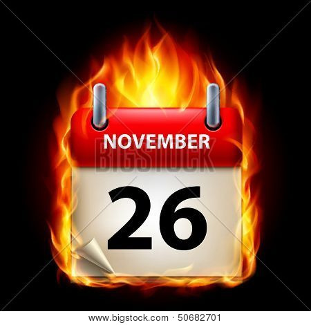 Burning calendar