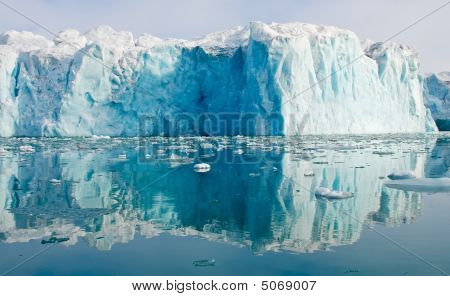 die blau-Gletscher