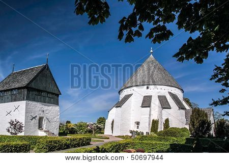The Church Osterlars Kirke On Bornholm