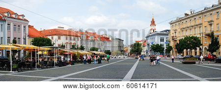 The Town Hall Square (rotuses Aikste) In Vilnius
