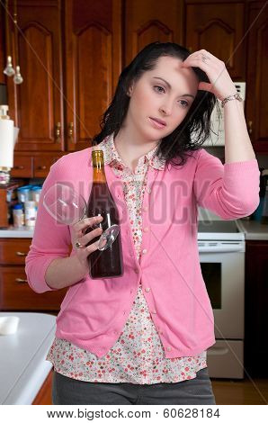 Woman With Wine