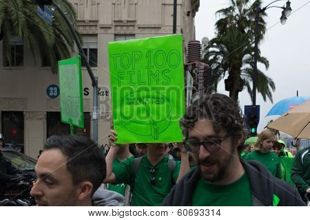 Visual Effects Artists Protest During Academy Awards