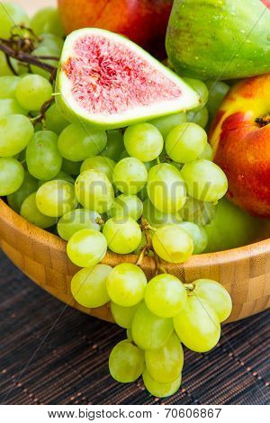 Fruit bowl with  fruits