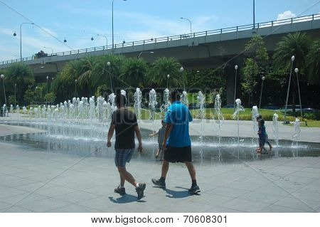 Garden fountain