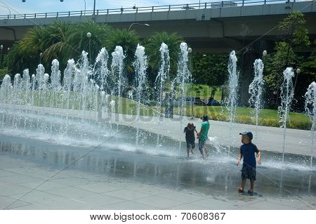 Garden fountain