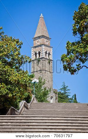 Ancient Monastery San Barnardin, Portoroz, Slovenia