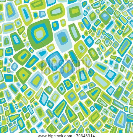 Green & Blue Abstract Pattern
