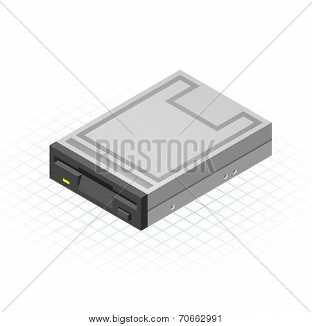 Isometric Floppy Drive