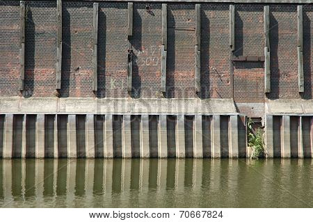 Old Quay On Warta River