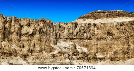 The temple of Hatshepsut near Luxor in Egypt