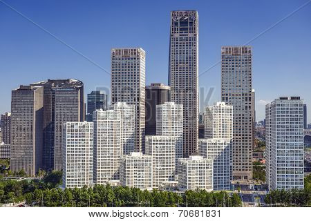Bejing, China CBD city skyline.