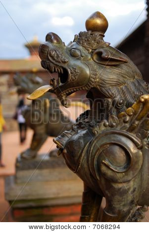 Antik skulptur af nepal