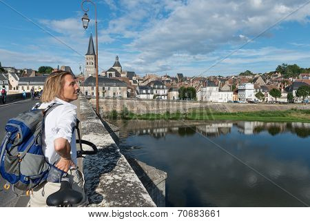 Bridge With Tourist