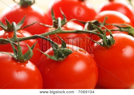Pequenos tomates cereja