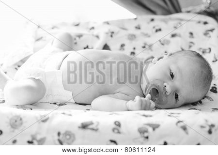 Newborn On The Cover Dresser