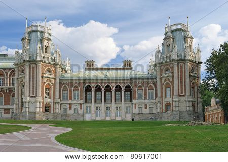 Grand Palace in museum-estate Tsaritsyno