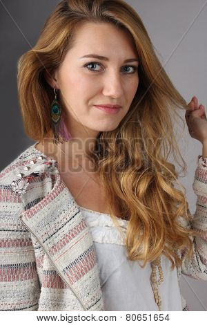portrait of the young girl