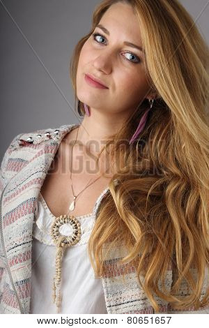 portrait of the young girl