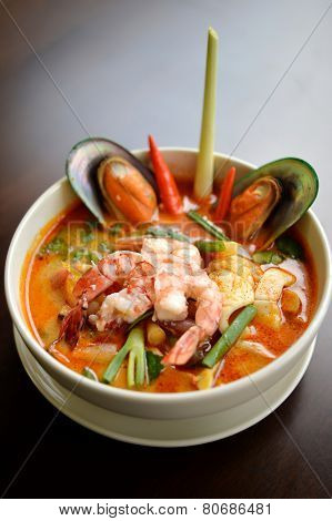 Seafood Tomyam