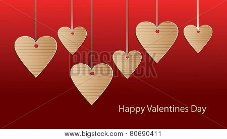 Greeting Card Happy Valentines Day