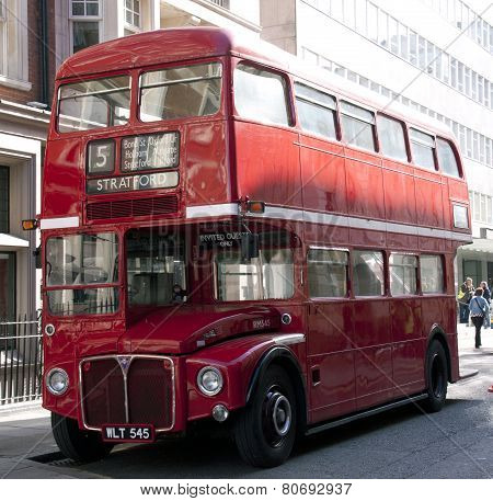 Double Dekker Bus London Uk